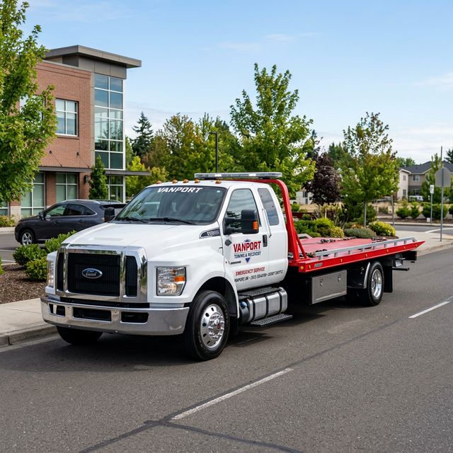 Flatbed Tow Truck