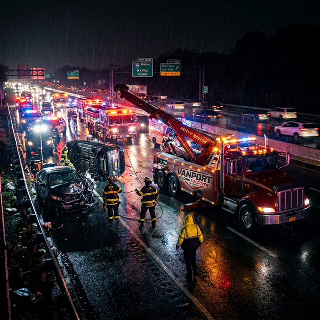 Heavy Recovery Towing Response